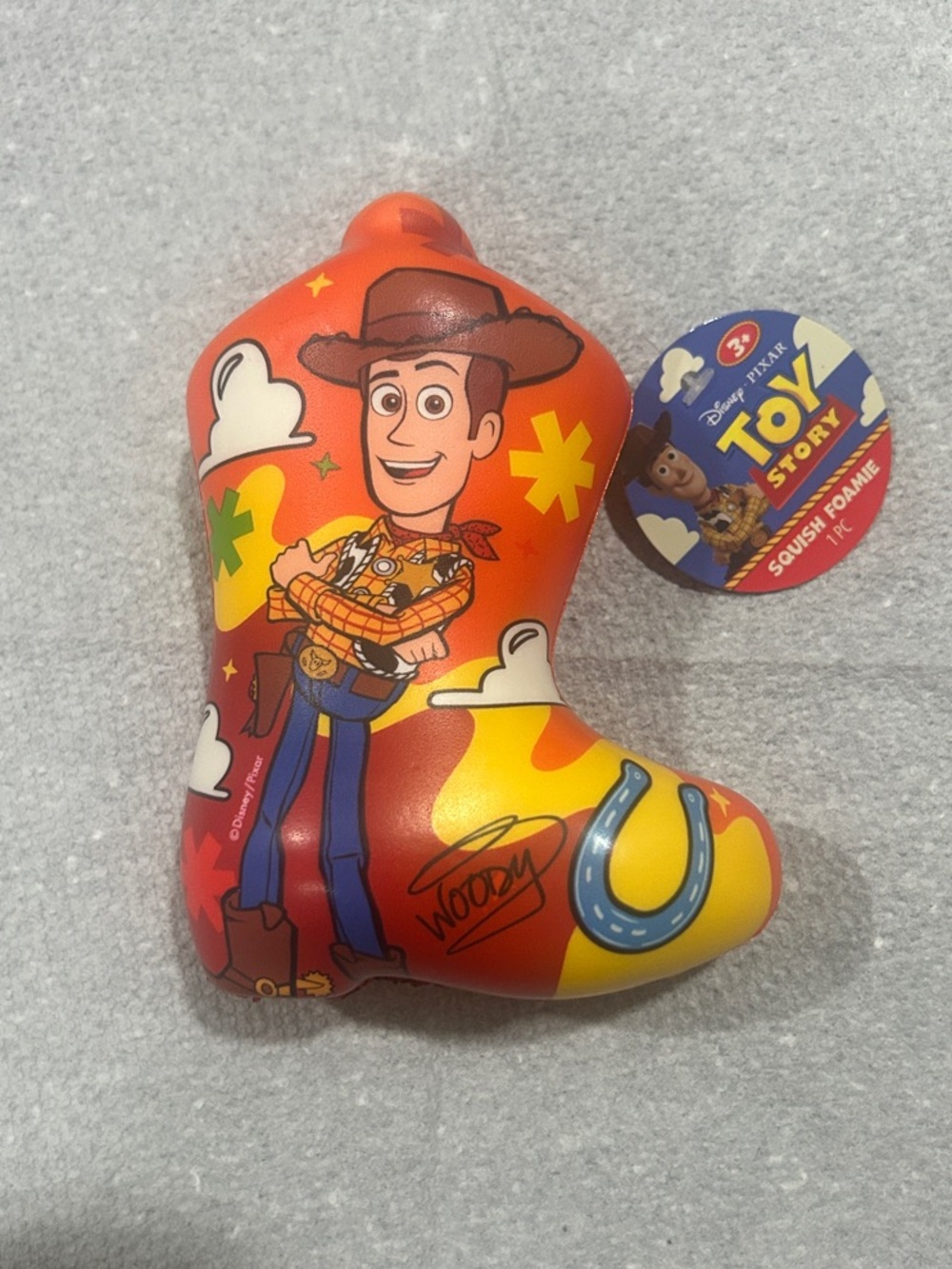 Disney Squish Foam Pixar Toy Story:  Woody. NWT